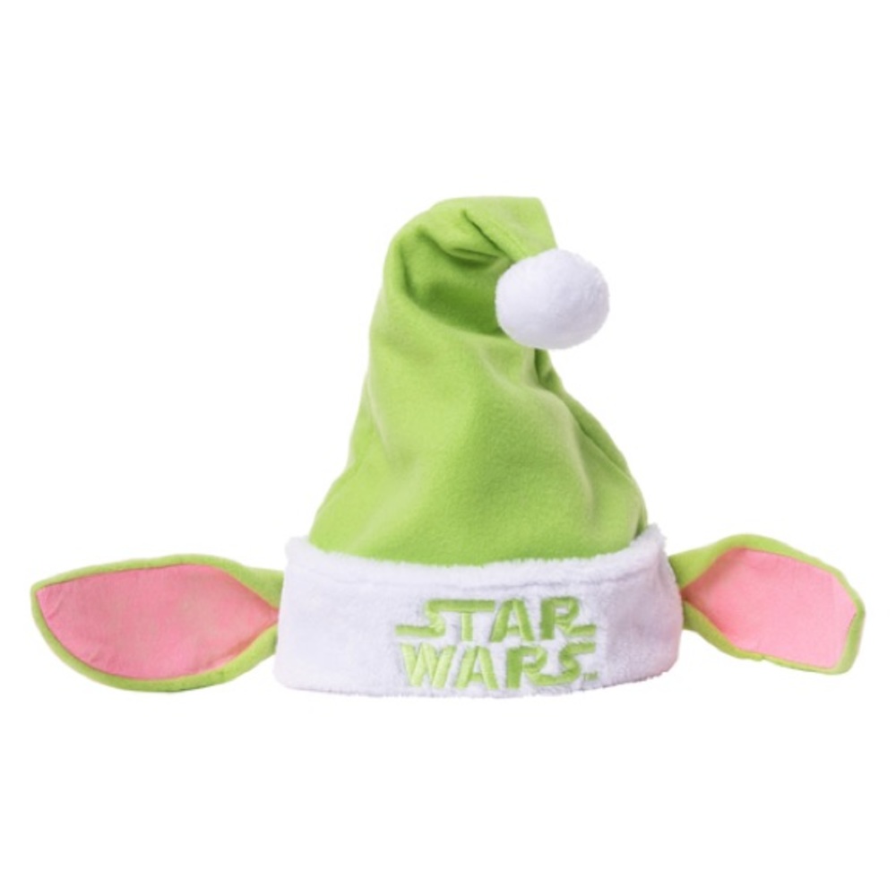 Star Wars Yoda green Santa hat with Yoda ears for Christmas and Holidays NWT